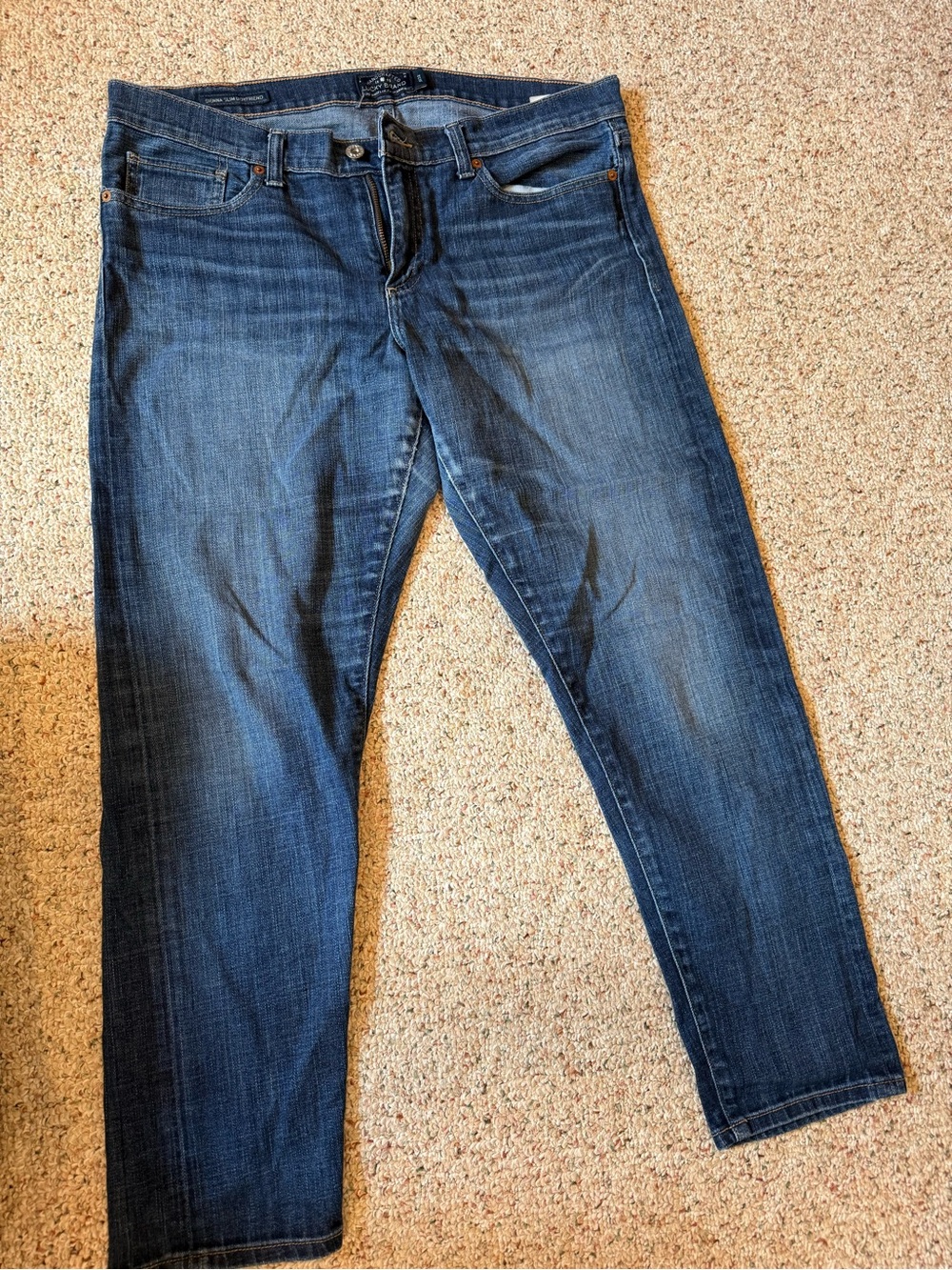 Women’s Lucky Girlfriend Fit Blue Jeans size 14